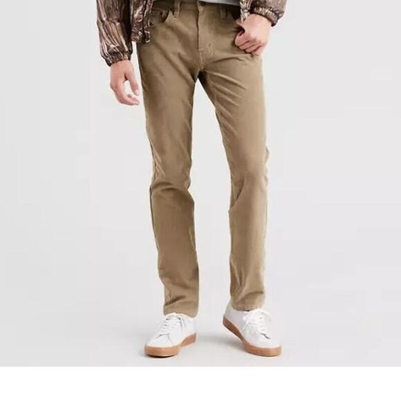Levis Corduroy Pants Mens Size 32x30 Gorpcore Y2K Urban Streetwear Straight Leg - Picture 2 of 7
